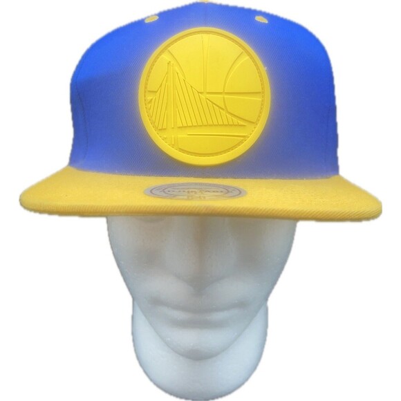 Mitchell & Ness Golden State Warriors Adjustable Snapback Hat NBA NEW - Picture 1 of 6